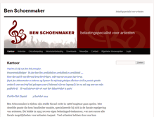 Tablet Screenshot of benschoenmaker.nl